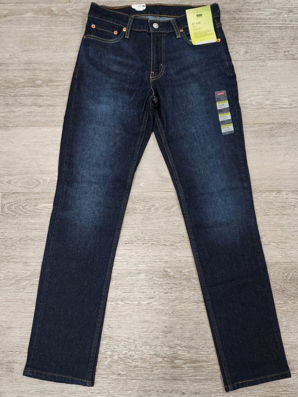 Levi's 511 Slim Fit Stretch Flex Dark Wash Jeans Size Men's W30 L32 NWT